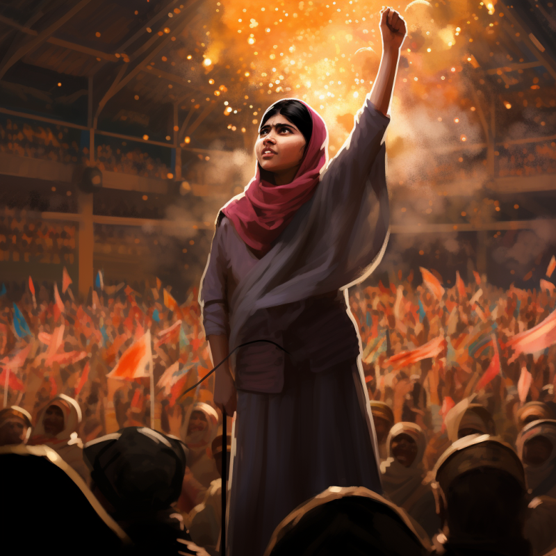 Malala em alguns dos discursos políticos inovadores