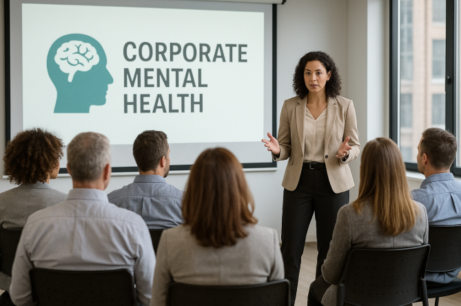 Palestra de Saúde Mental Corporativa sem Violar a Privacidade