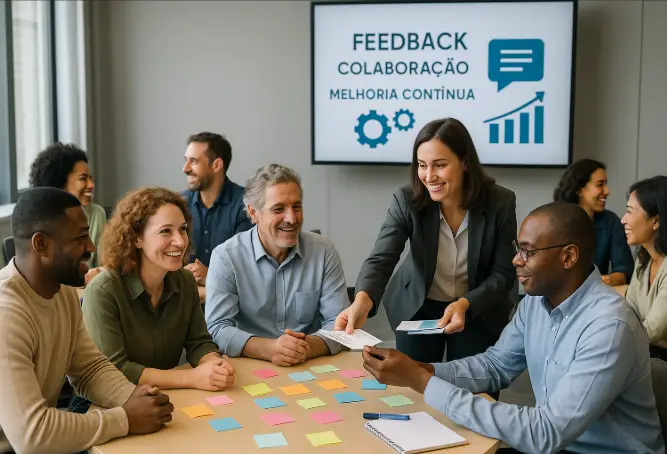 Team building corporativo feedback contínuo