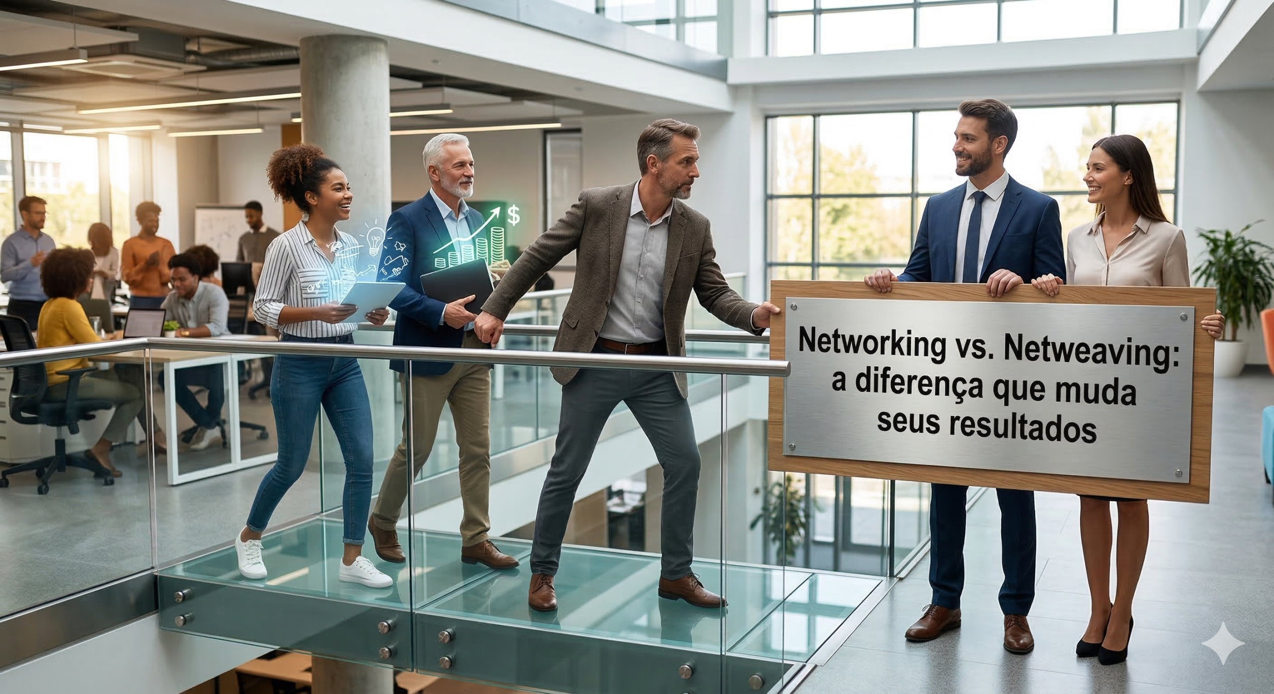 Networking vs. Netweaving: a diferença que muda seus resultados