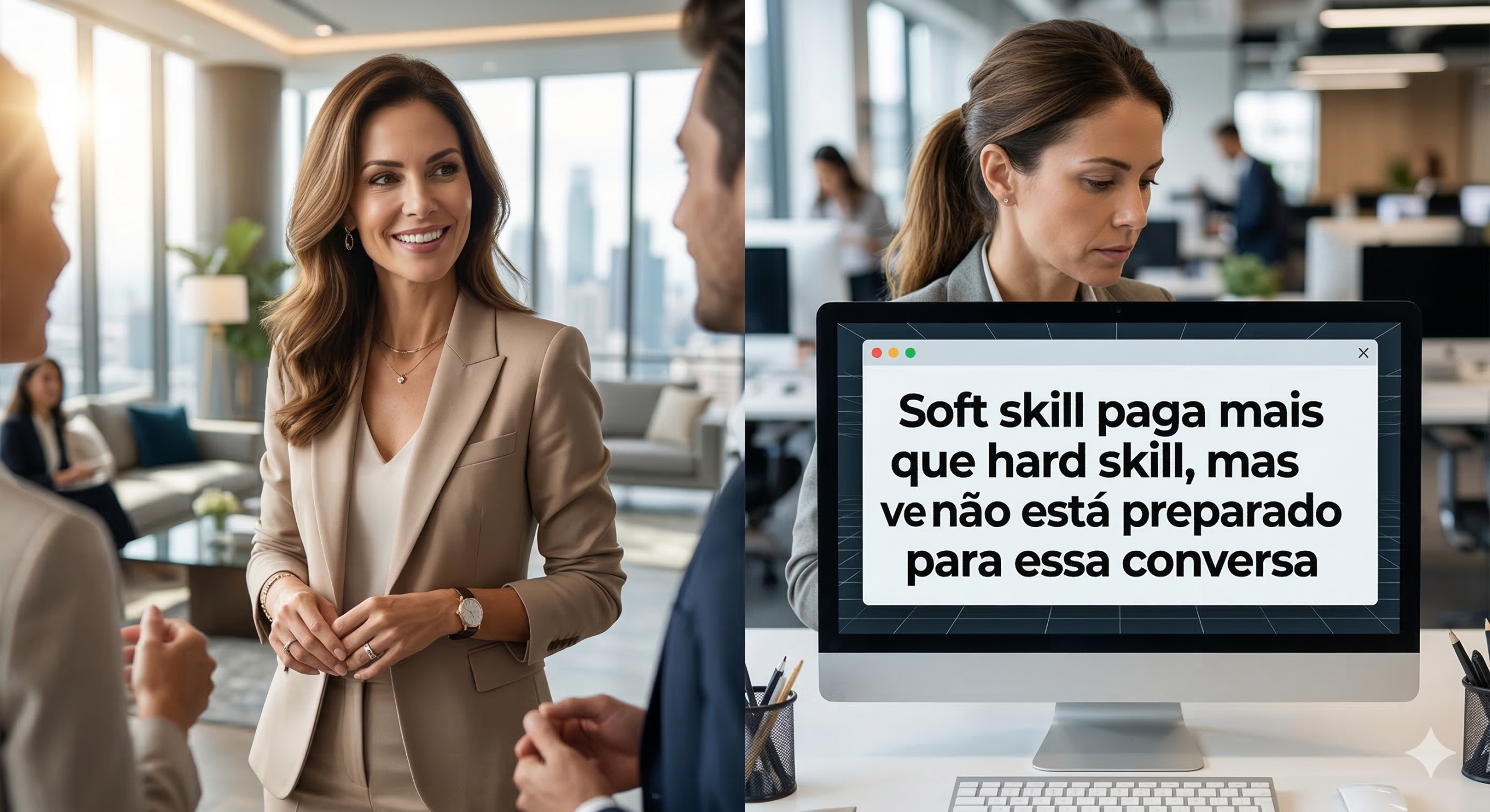 Soft skill paga mais que hard skill
