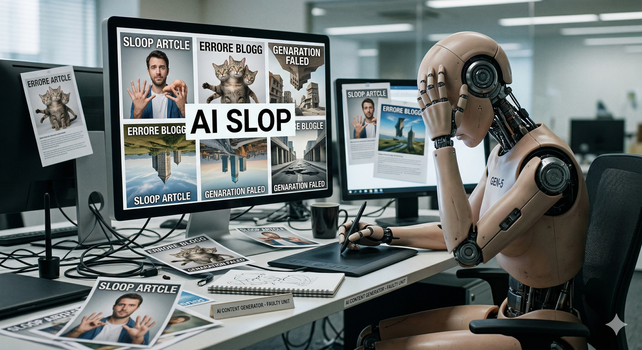 Quando automação vira poluição: entenda o AI SLOP