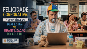 Felicidade Corporativa: A Linha tênue do bem-estar vs infatilização do adulto