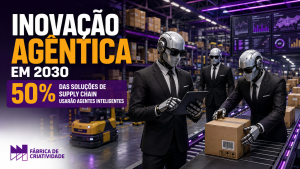 Inovação agêntica em 2030: 50% das soluções de supply chain usarão agentes inteligentes