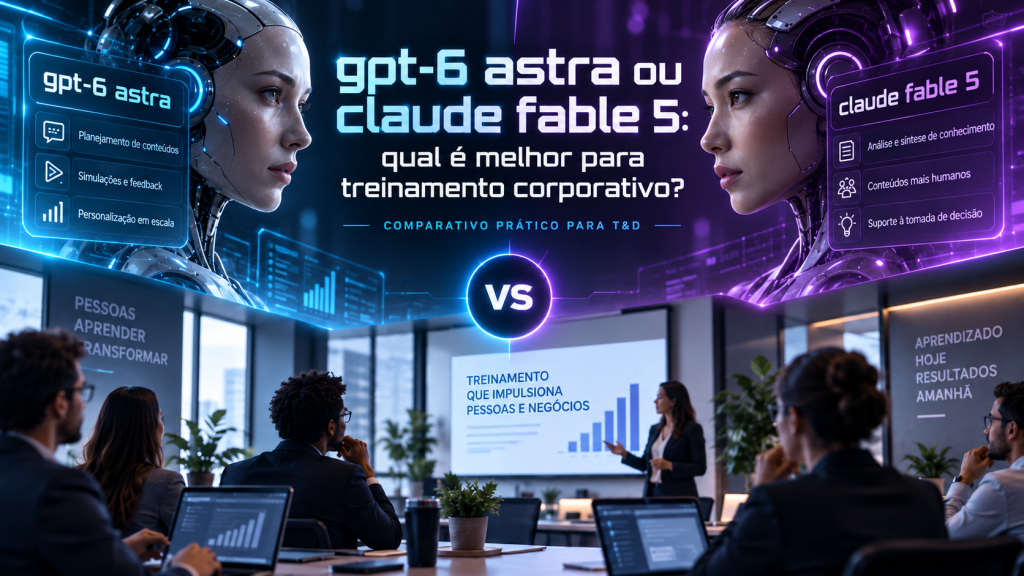 Gpt-6 astra ou claude fable 5: qual é melhor para treinamento corporativo?